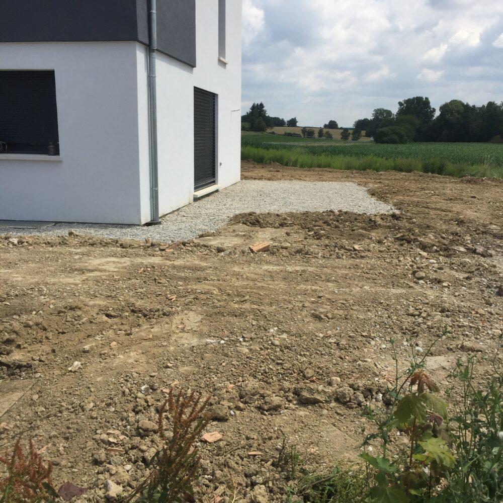 Am&eacute;nagement d’une terrasse &agrave; Geispitzen Colmar
