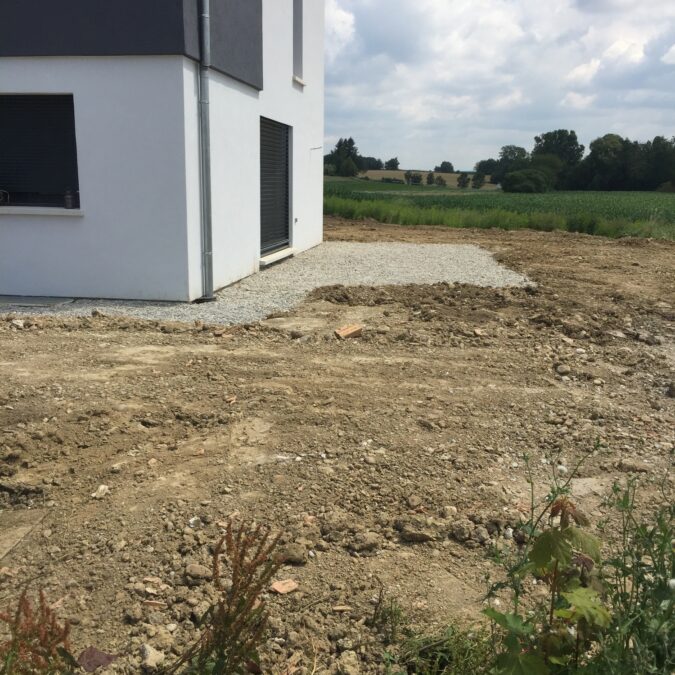Am&eacute;nagement d’une terrasse &agrave; Geispitzen Colmar